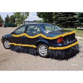 Gold and Black Vinyl Car Parade Decorating Kit