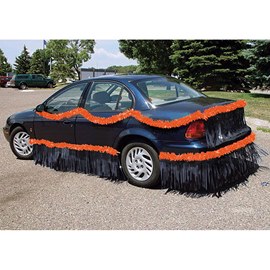 Orange and Black Vinyl Car Parade Decorating Kit