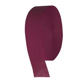 Burgundy Crepe Streamers