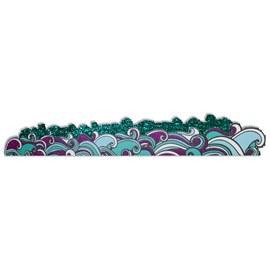 Glittery Mardi Gras Waves Kit (set of 2)