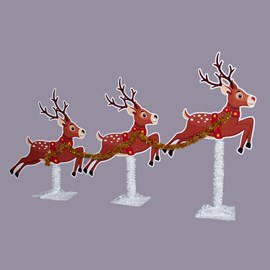 Reindeer Silhouettes Parade Float Kit (set of 3)