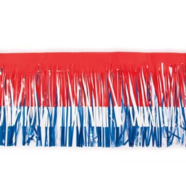 Vinyl Fringe-Red-White-Blue