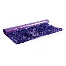 Purple Metallic Floral Sheeting