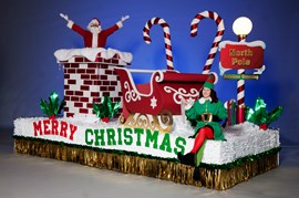 Complete Christmas Time Is Here Parade Float Decorating Kit