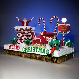 Complete Christmas Time Is Here Parade Float Decorating Kit