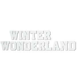 Winter Wonderland Letters Parade Float Kit
