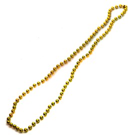 Yellow Gold 33 Inch Bead Necklaces - 72-pkg