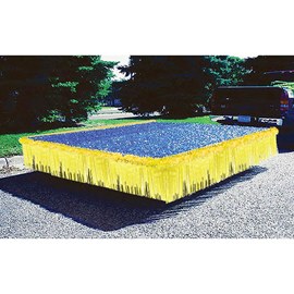 Blue and Yellow Vinyl Trailer Parade Float Decorating Kit