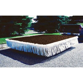 Brown and White Vinyl Trailer Parade Float Decorating Kit