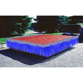 Red, White, and Blue Metallic Trailer Parade Decorating Kit