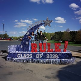 "Class of" Letters Parade Float Kit